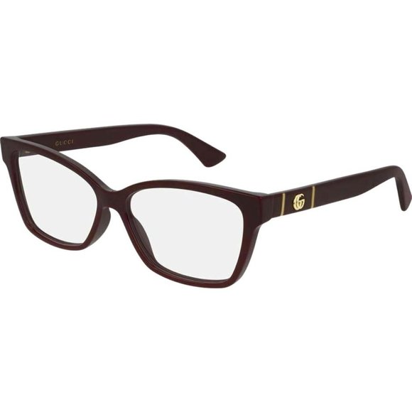 New Authentic Gucci Cat Eye Women's Eyeglasses Brown W/Demo Lens GG0634O 003 - Picture 1 of 3